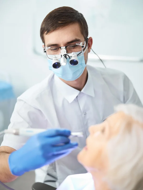 Patient smiling after successful oral surgery at Carbondale dental practice